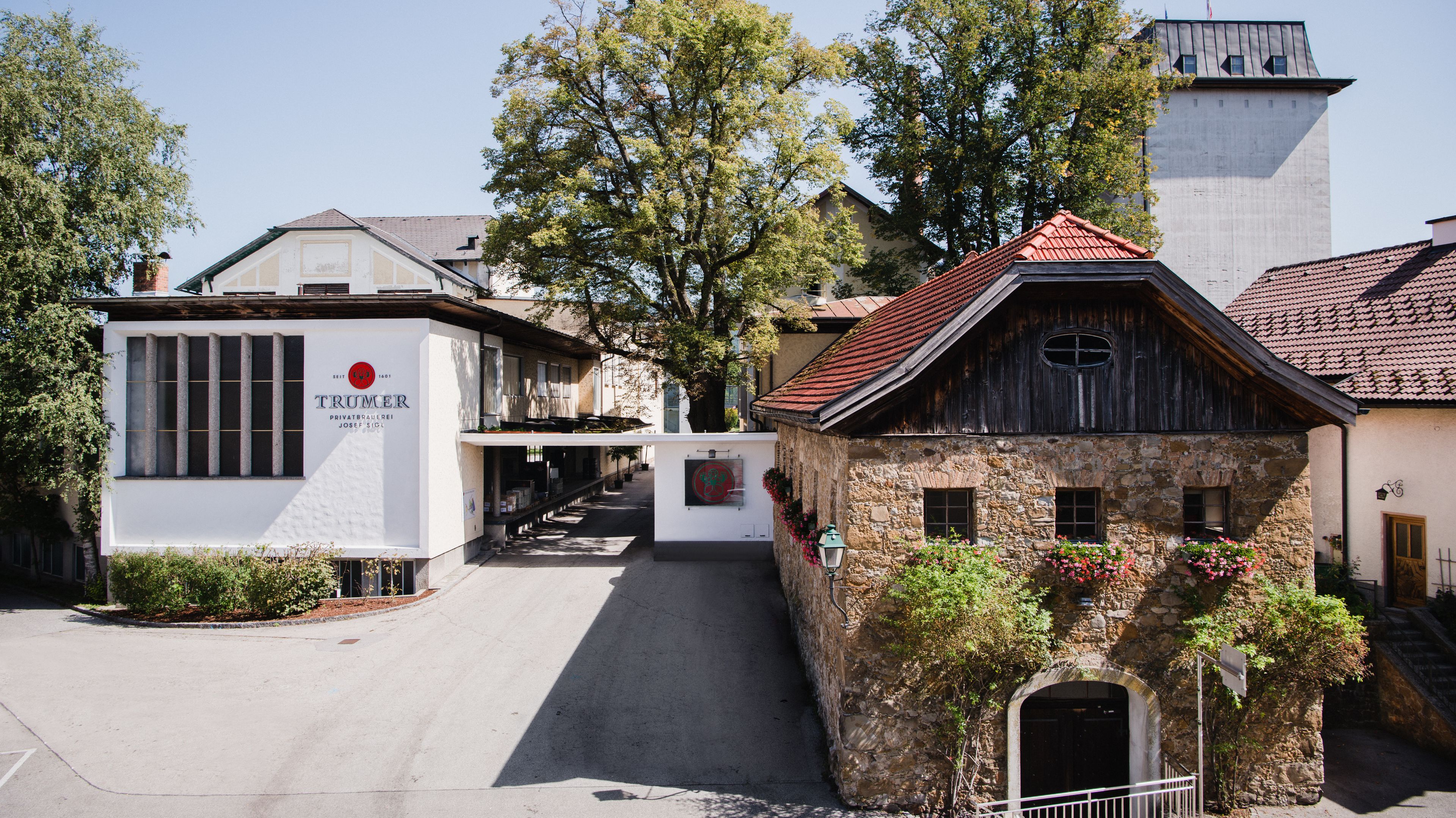 Trumer Privatbrauerei Gebäude von vorne