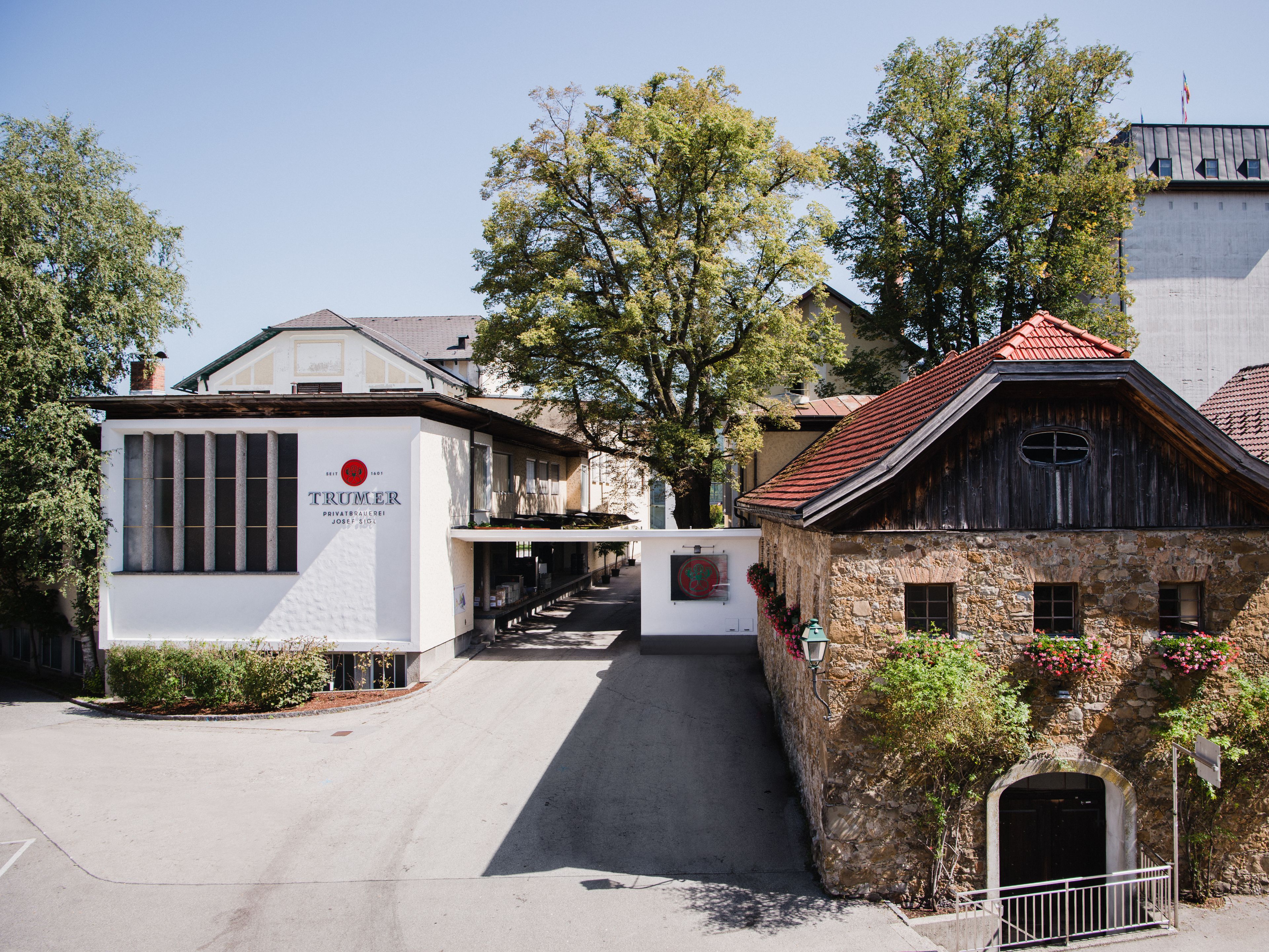 Trumer Privatbrauerei Gebäude von vorne