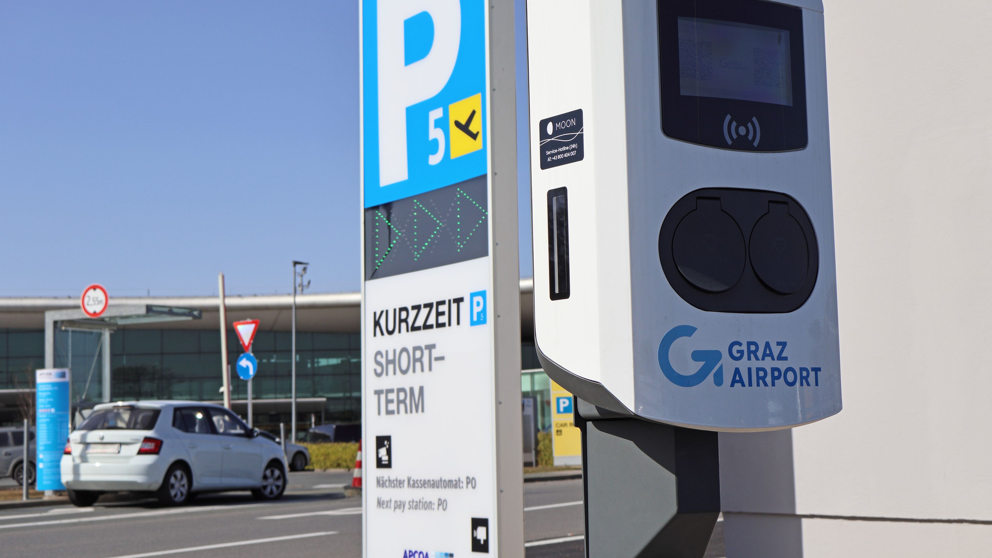 Ladestation am Flughafen