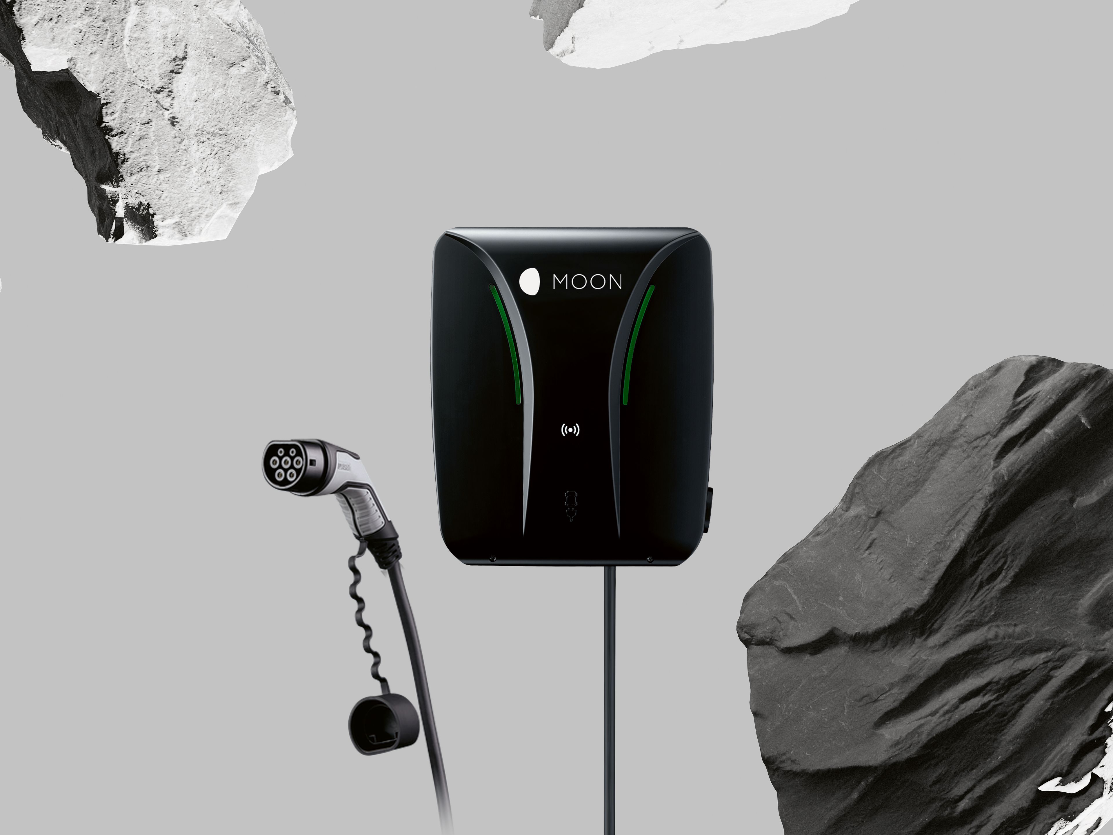 MOON Charger cPH2 mit Steinshintergrund