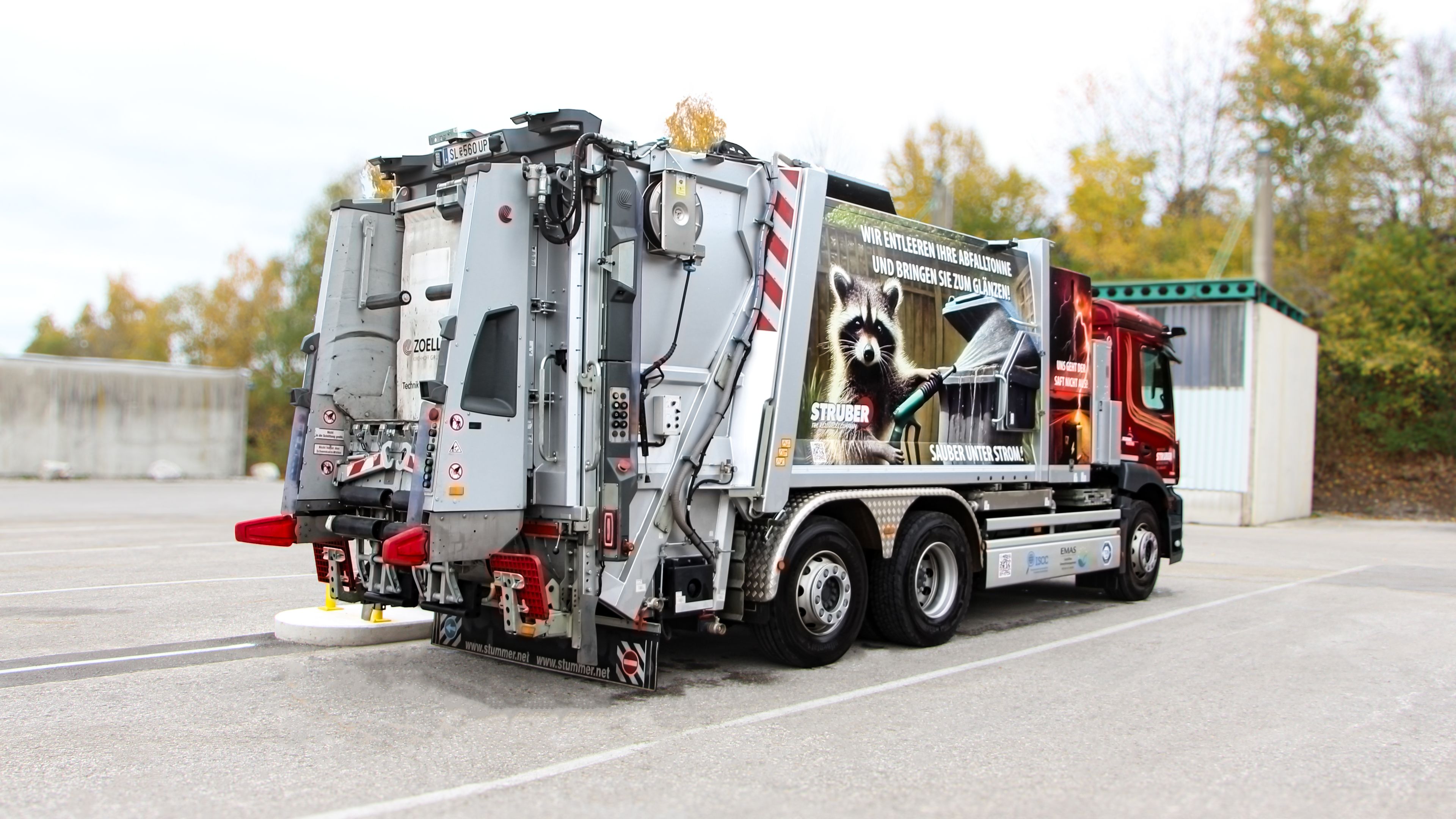 E-Lkw Müllabfuhr von Struber Entsorgung