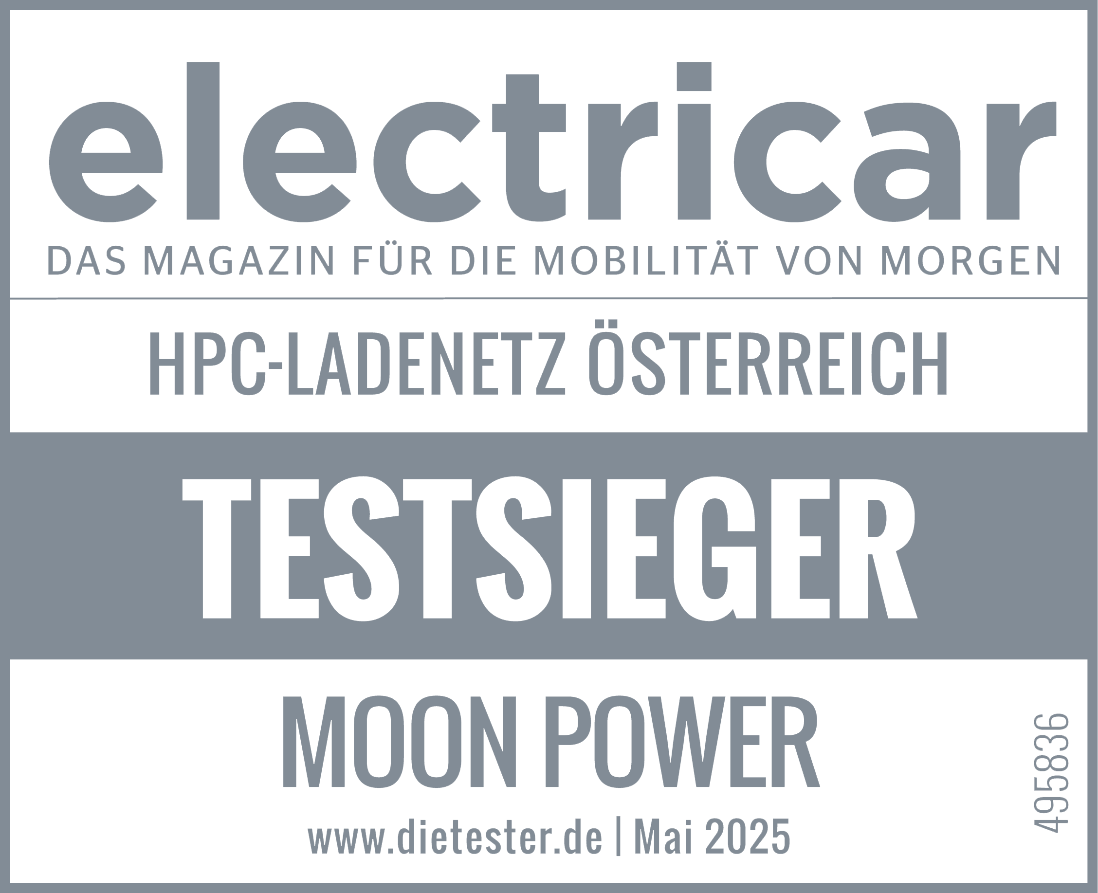 Auszeichnung electricar Testsieger MOON POWER