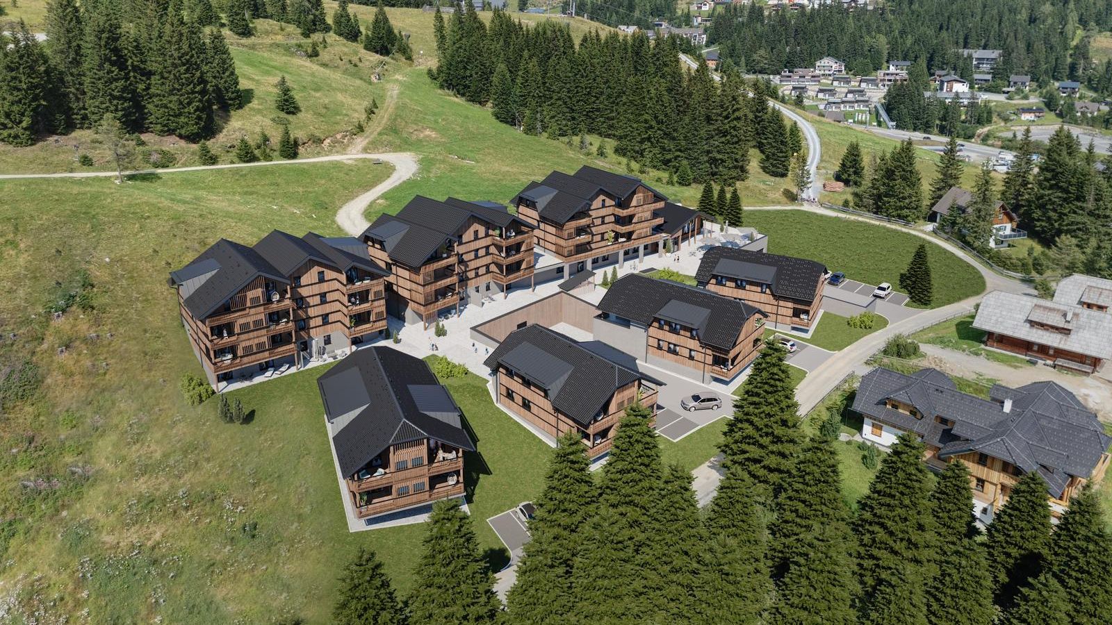 Gübitz Immobilien von oben 