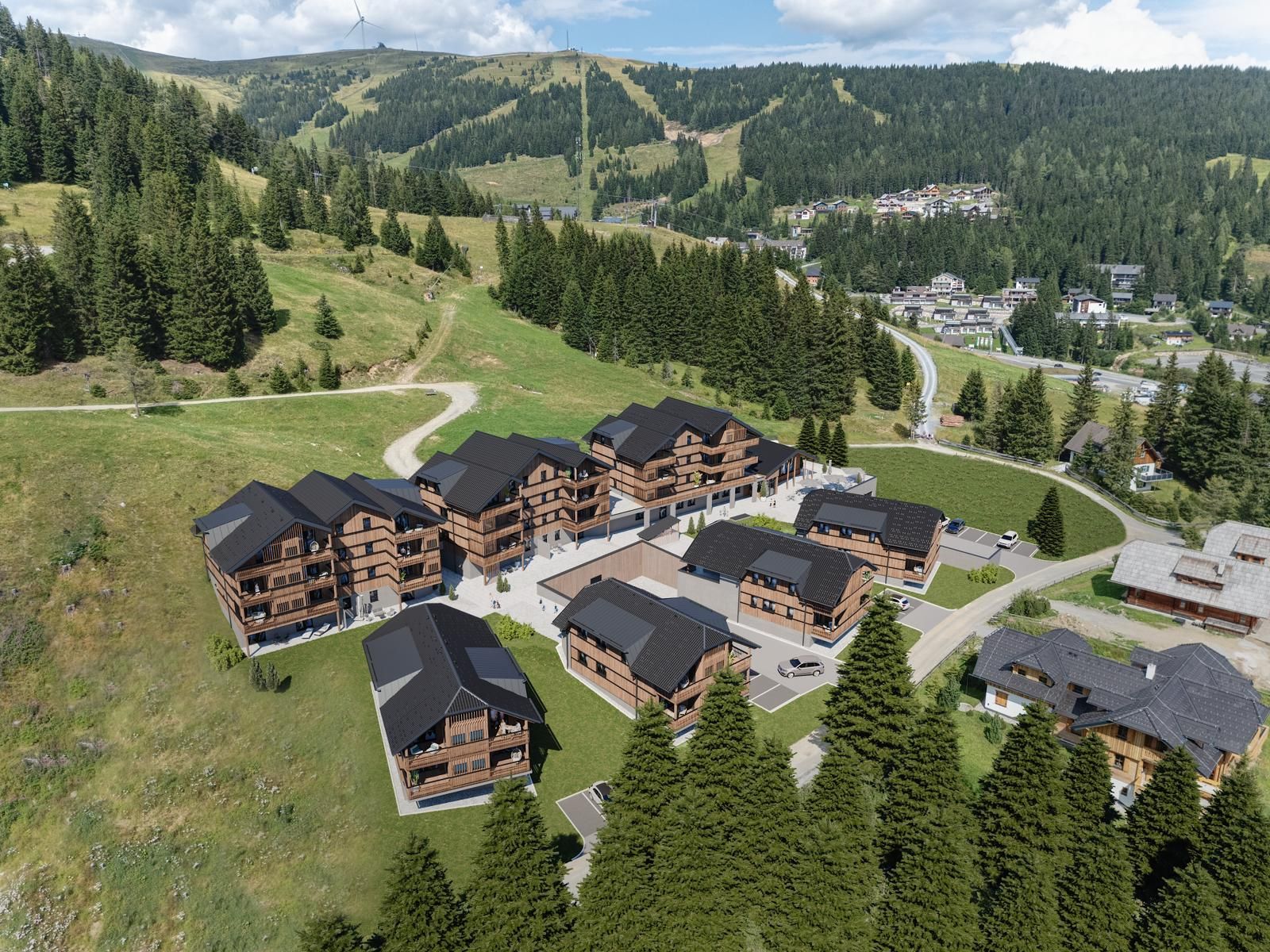 Gübitz Immobilien von oben 