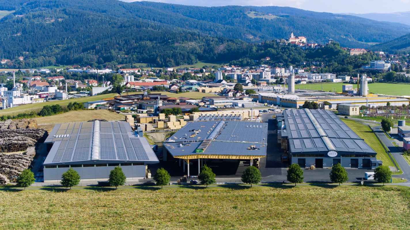 Tillly Gebäude von oben