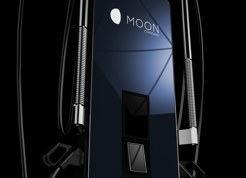 Design DC Ladestation MOON Power Charger 50 kW vom Alpitronic