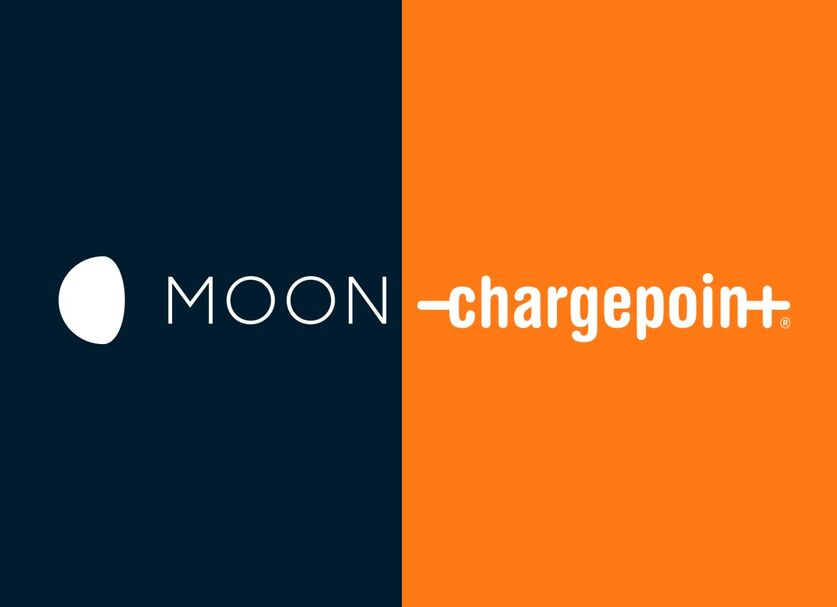 Logos von MOON und Chargepoint